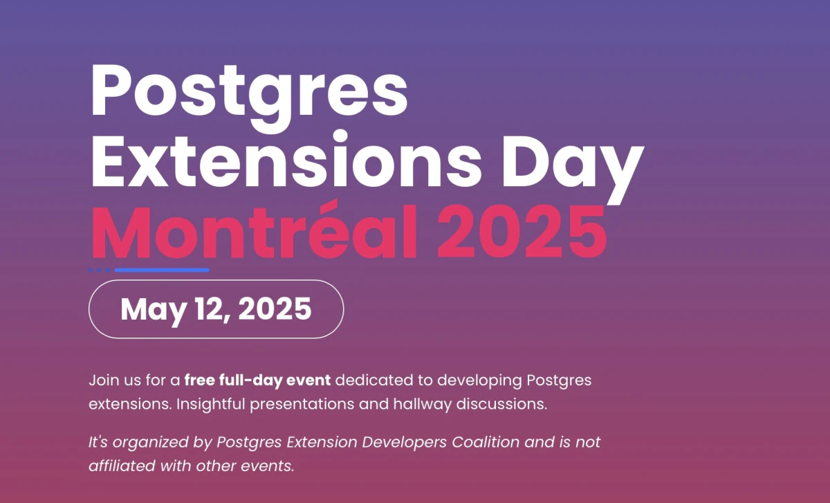 PGEXT Day 2025 event banner